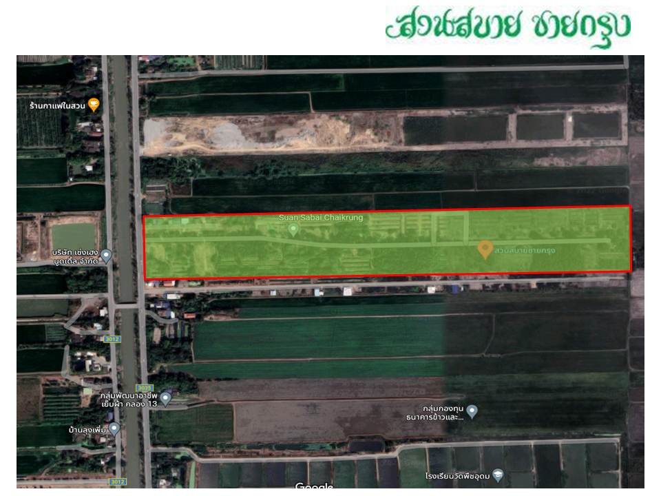 ขายที่ดินสวนเกษตรลำลูกกาคลอง13
